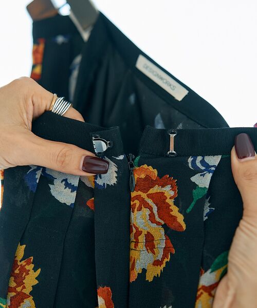 DESIGNWORKS / デザインワークス ロング・マキシ丈スカート | 【セットアップ対応】フラワープリントプリーツスカート | 詳細16