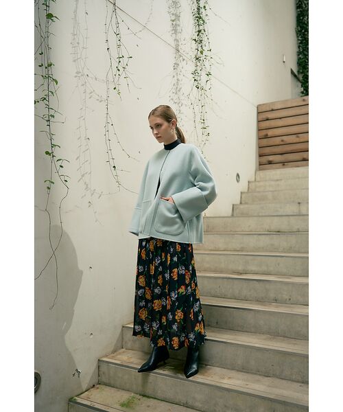 DESIGNWORKS / デザインワークス ロング・マキシ丈スカート | 【セットアップ対応】フラワープリントプリーツスカート | 詳細7