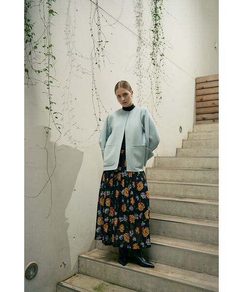 DESIGNWORKS / デザインワークス ロング・マキシ丈スカート | 【セットアップ対応】フラワープリントプリーツスカート | 詳細8