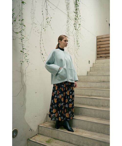 DESIGNWORKS / デザインワークス ロング・マキシ丈スカート | 【セットアップ対応】フラワープリントプリーツスカート | 詳細9