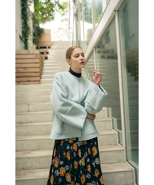 DESIGNWORKS / デザインワークス ロング・マキシ丈スカート | 【セットアップ対応】フラワープリントプリーツスカート | 詳細10