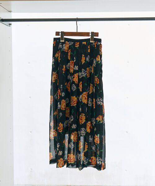 DESIGNWORKS / デザインワークス ロング・マキシ丈スカート | 【セットアップ対応】フラワープリントプリーツスカート | 詳細13