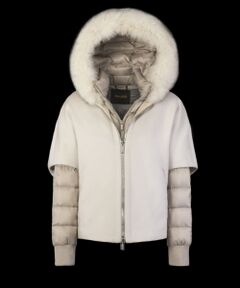 DESIGNWORKS / デザインワークス ダウンジャケット・ベスト | 【MooRER/ムーレー 】PEGASO カシミヤウールケープ付きダウン