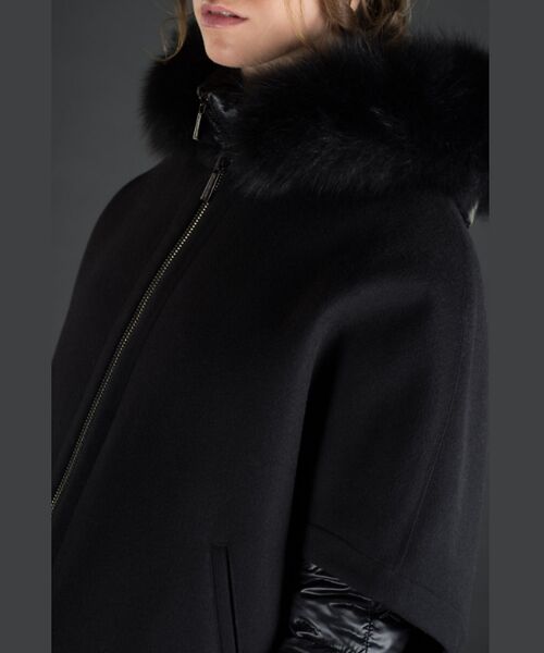 DESIGNWORKS / デザインワークス ダウンジャケット・ベスト | 【MooRER/ムーレー 】PEGASO カシミヤウールケープ付きダウン | 詳細8