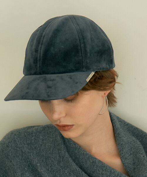 DESIGNWORKS / デザインワークス ハット | 【ENTWURFEIN/エントワフェイン】 VELONICA CAP　ベルベット | 詳細1