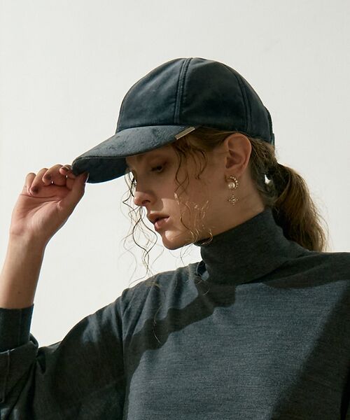 DESIGNWORKS / デザインワークス ハット | 【ENTWURFEIN/エントワフェイン】 VELONICA CAP　ベルベット | 詳細6