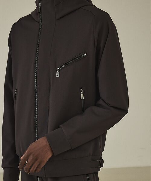 DESIGNWORKS / デザインワークス ブルゾン | 【セットアップ対応】ストレッチナイロン アクティブライダース フーディー | 詳細5