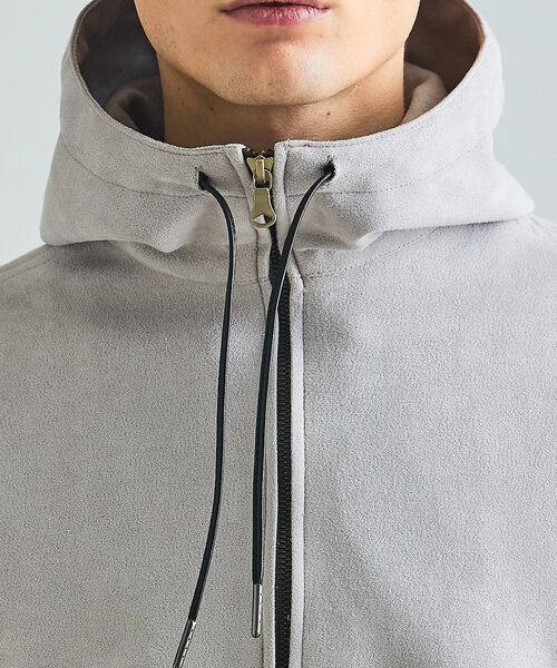 DESIGNWORKS / デザインワークス ブルゾン | 【セットアップ対応】フェイクスウェード パーカーブルゾン | 詳細4