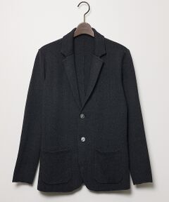 DESIGNWORKS / デザインワークス テーラードジャケット | 【セットアップ対応】ビックヘリンボン柄 ニットジャケット