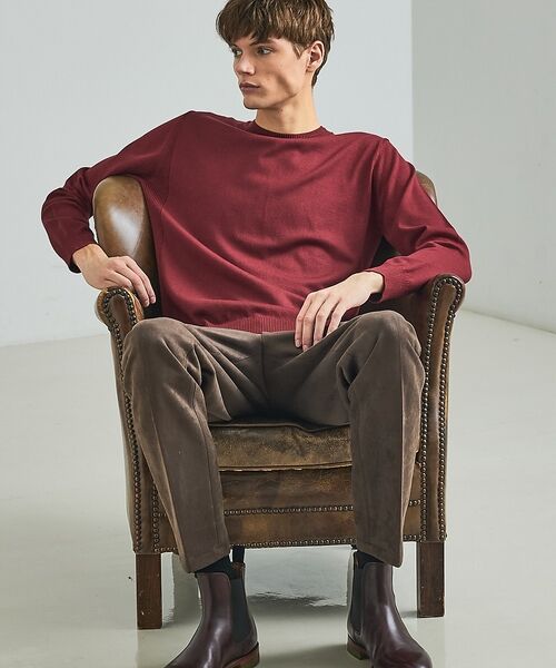 DESIGNWORKS / デザインワークス スラックス・ドレスパンツ | 【セットアップ対応】ストレッチスエード スラックス / トラウザーズ | 詳細6