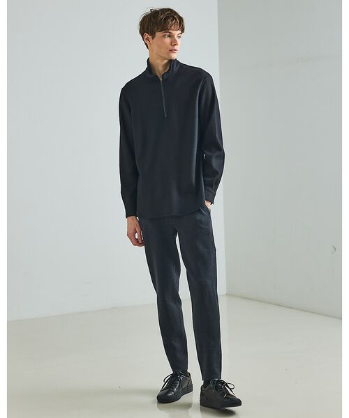 DESIGNWORKS / デザインワークス スラックス・ドレスパンツ | 【セットアップ対応】ビックヘリンボン柄 ニットスラックス | 詳細2