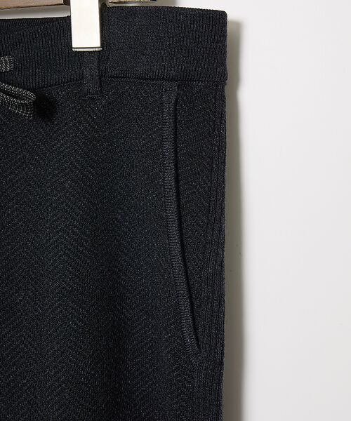 DESIGNWORKS / デザインワークス スラックス・ドレスパンツ | 【セットアップ対応】ビックヘリンボン柄 ニットスラックス | 詳細6