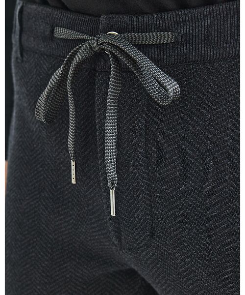 DESIGNWORKS / デザインワークス スラックス・ドレスパンツ | 【セットアップ対応】ビックヘリンボン柄 ニットスラックス | 詳細8