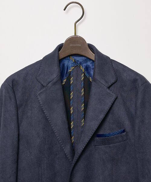 DESIGNWORKS / デザインワークス テーラードジャケット | 【セットアップ対応】ストレッチスエード ジャケット | 詳細3