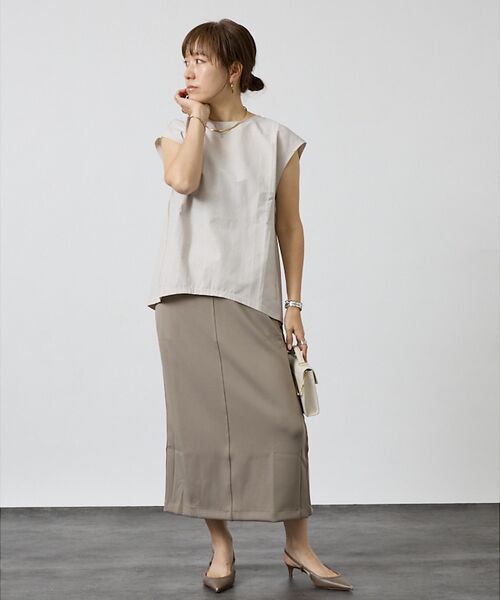 DESIGNWORKS / デザインワークス シャツ・ブラウス | リネン混フレンチコクーンブラウス | 詳細3