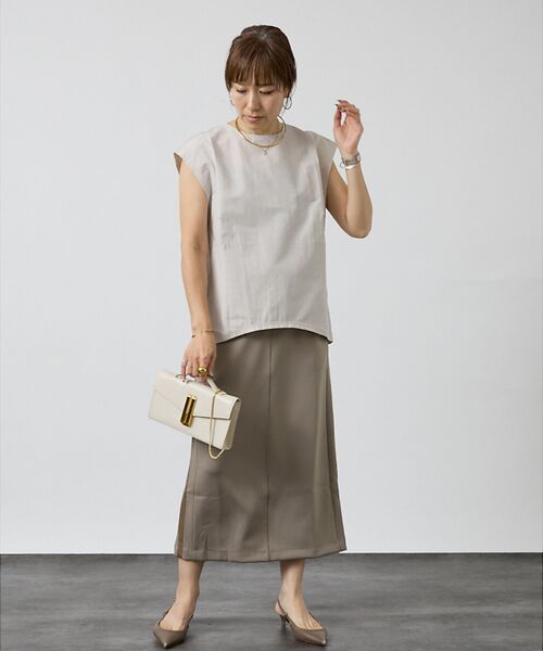 DESIGNWORKS / デザインワークス シャツ・ブラウス | リネン混フレンチコクーンブラウス | 詳細4