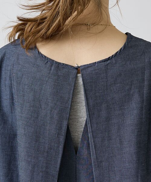DESIGNWORKS / デザインワークス シャツ・ブラウス | リネン混フレンチコクーンブラウス | 詳細15
