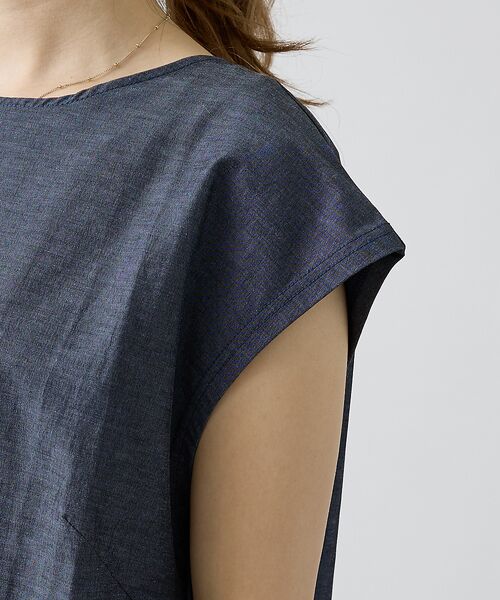 DESIGNWORKS / デザインワークス シャツ・ブラウス | リネン混フレンチコクーンブラウス | 詳細17