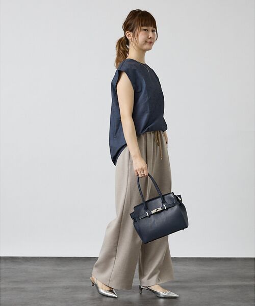 DESIGNWORKS / デザインワークス シャツ・ブラウス | リネン混フレンチコクーンブラウス | 詳細8