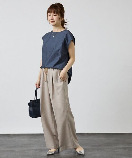 DESIGNWORKS / デザインワークス シャツ・ブラウス | リネン混フレンチコクーンブラウス | 詳細9