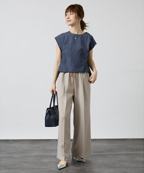 DESIGNWORKS / デザインワークス シャツ・ブラウス | リネン混フレンチコクーンブラウス | 詳細11