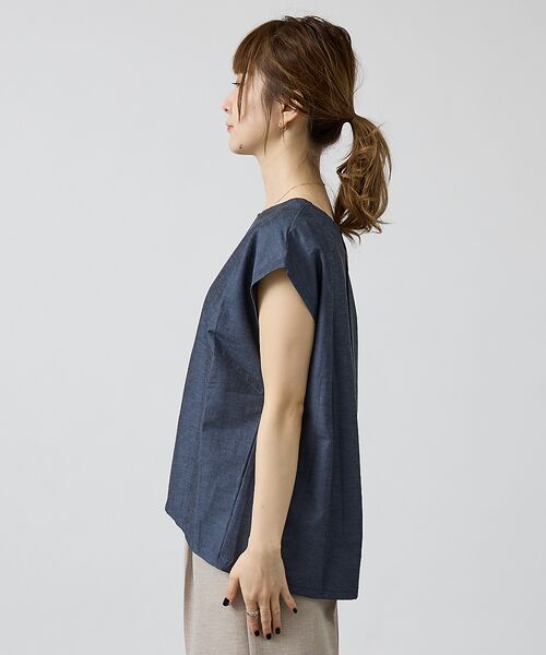 DESIGNWORKS / デザインワークス シャツ・ブラウス | リネン混フレンチコクーンブラウス | 詳細13