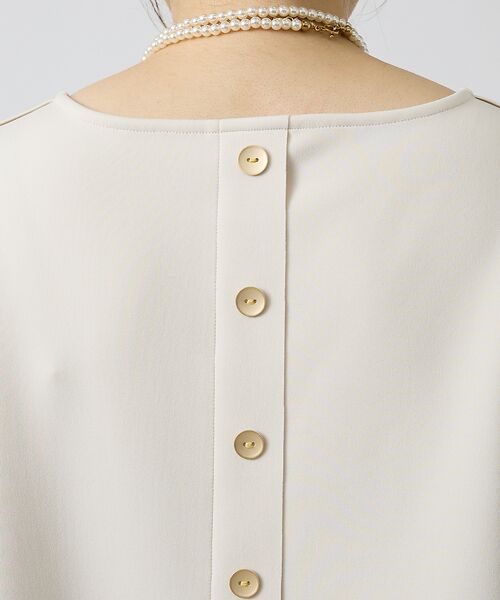 DESIGNWORKS / デザインワークス シャツ・ブラウス | 【セットアップ対応】アクアジャージー後ろボタンブラウス | 詳細13