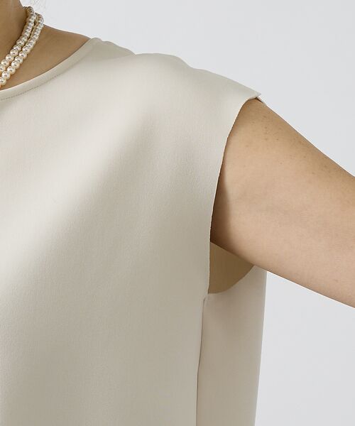 DESIGNWORKS / デザインワークス シャツ・ブラウス | 【セットアップ対応】アクアジャージー後ろボタンブラウス | 詳細14