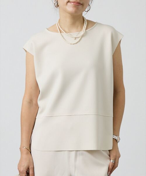 DESIGNWORKS / デザインワークス シャツ・ブラウス | 【セットアップ対応】アクアジャージー後ろボタンブラウス | 詳細3