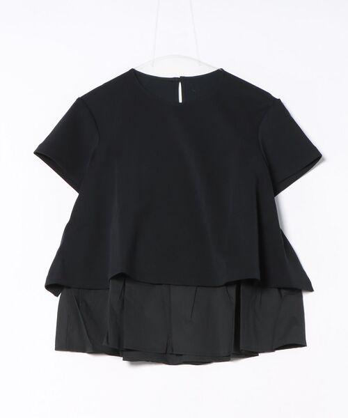 DESIGNWORKS / デザインワークス シャツ・ブラウス | 【セットアップ対応】後ろタフタペプラムプルオーバー | 詳細7