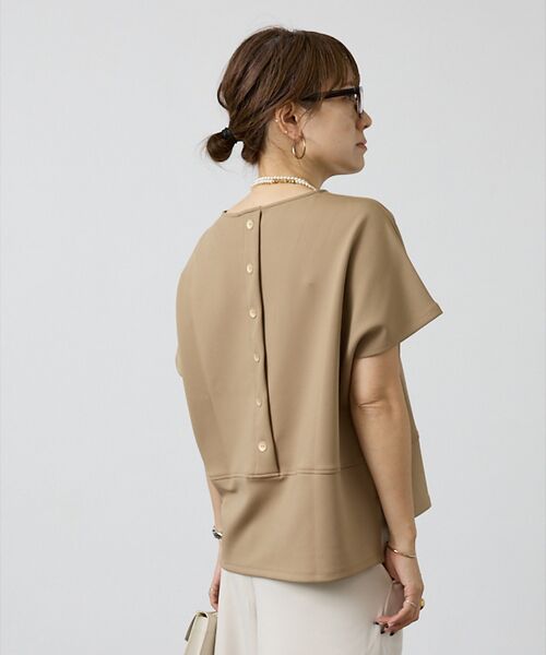 DESIGNWORKS / デザインワークス シャツ・ブラウス | 【セットアップ対応】後ろボタン半袖トップス | 詳細2