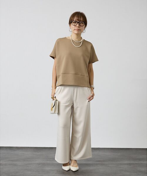 DESIGNWORKS / デザインワークス シャツ・ブラウス | 【セットアップ対応】後ろボタン半袖トップス | 詳細5