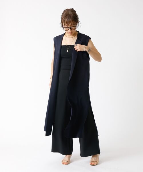 DESIGNWORKS / デザインワークス ベスト | ロングジレベスト | 詳細3