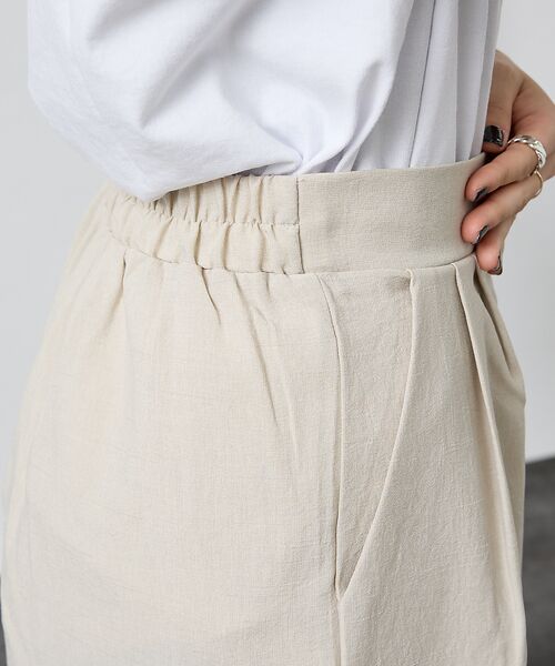 DESIGNWORKS / デザインワークス パンツ | リネン調ワイドパンツ | 詳細10