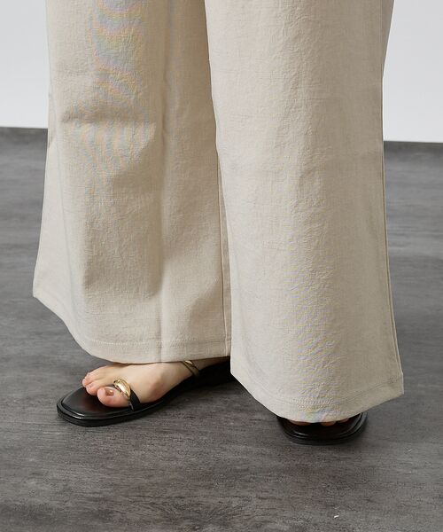 DESIGNWORKS / デザインワークス パンツ | リネン調ワイドパンツ | 詳細12