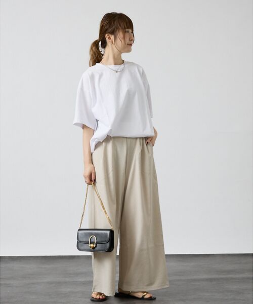 DESIGNWORKS / デザインワークス パンツ | リネン調ワイドパンツ | 詳細4