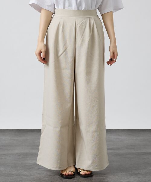 DESIGNWORKS / デザインワークス パンツ | リネン調ワイドパンツ | 詳細5