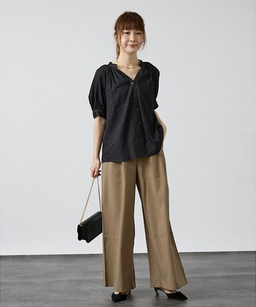 DESIGNWORKS / デザインワークス パンツ | リネン調ワイドパンツ | 詳細15