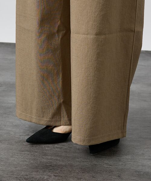 DESIGNWORKS / デザインワークス パンツ | リネン調ワイドパンツ | 詳細20