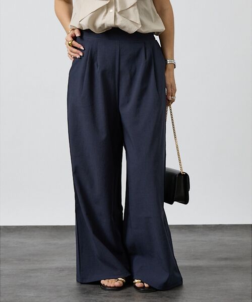 DESIGNWORKS / デザインワークス パンツ | リネン調ワイドパンツ | 詳細22