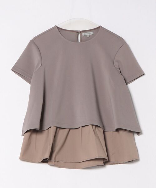 DESIGNWORKS / デザインワークス シャツ・ブラウス | 【セットアップ対応】後ろタフタペプラムプルオーバー | 詳細7