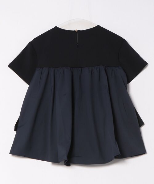 DESIGNWORKS / デザインワークス シャツ・ブラウス | 【セットアップ対応】後ろタフタペプラムプルオーバー | 詳細11