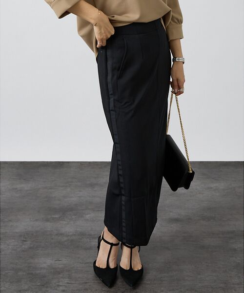DESIGNWORKS / デザインワークス ロング・マキシ丈スカート | 【セットアップ対応】サイドラインスカート | 詳細7