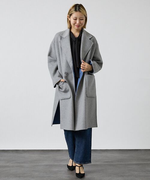 DESIGNWORKS / デザインワークス アウター | 【リバーシブル】ダブルフェイスコート無地 | 詳細11