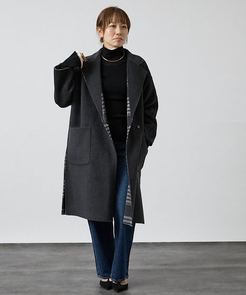 DESIGNWORKS / デザインワークス アウター | 【リバーシブル】ダブルフェイスコートチェック | 詳細5