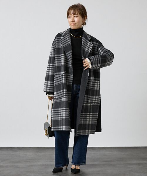 DESIGNWORKS / デザインワークス アウター | 【リバーシブル】ダブルフェイスコートチェック | 詳細7