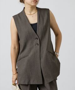 DESIGNWORKS / デザインワークス ベスト | 【セットアップ対応】オーバーザリネンジレ