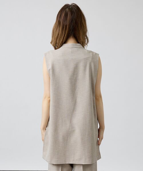 DESIGNWORKS / デザインワークス ベスト | 【セットアップ対応】オーバーザリネンジレ | 詳細7