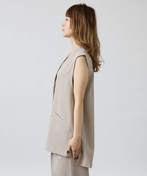 DESIGNWORKS / デザインワークス ベスト | 【セットアップ対応】オーバーザリネンジレ | 詳細8