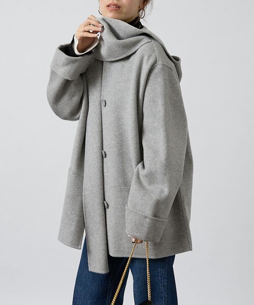 DESIGNWORKS / デザインワークス その他アウター | 【Erika Cavallini/エリカ・カヴァリーニ】ストール&フードショート | 詳細6